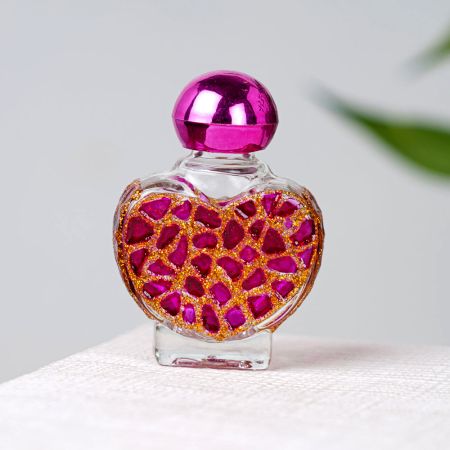 Tempting Glass Bottle for Perfume & Decoration